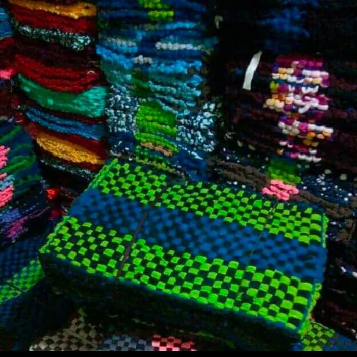 3PCS Keset Anyam Keset Kaki Keset Rajut Anyaman Keset Kaki Anyaman Keset Murah 4