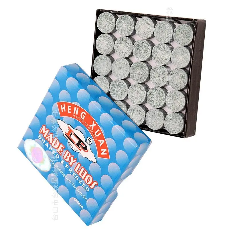 50PCS Pool Stick Tips, Pool Cue Tips Replacement, Billiards Accessories