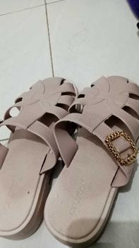 Product Review of Sepatu Wanita Mule Motif Tali Gladiator Sepatu Sandal Wanita Bustong | Sendal Sepatu Gladiator Manik |CL062-3 from R**0 0