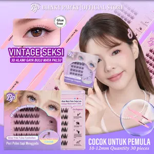 [Video] BLINKY PAWKY Bulu Mata Tanpa Lem  Manga Peri  Manis-Seksi 30 Kluster ,Panjang 10-12mm,Anti-keringat & anti-air,Hapus Makeup Kilat,Extension ,Bulu Mata Cantik 2 Detik  Lem fairy lash dandelion eyelash Bulumata Palsu Gaya tipis