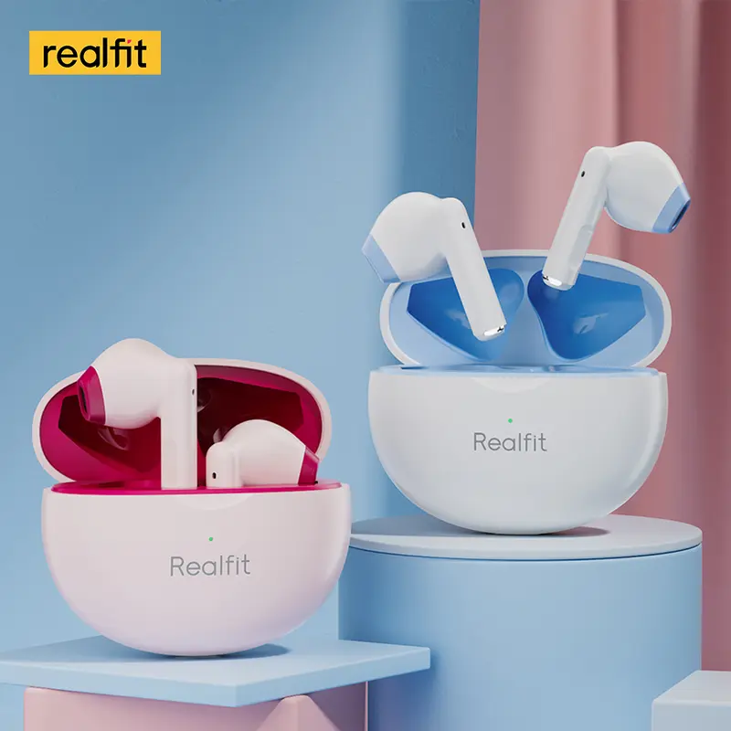 Tai Nghe Nhét Tai Nghe Bluetooth, Realfit F2 TWS, Chất Lượng HIFI, Tai Nghe Không Dây Chân Thực, Có Mic, BT5.3, Âm Trầm Tuyệt Vời 0