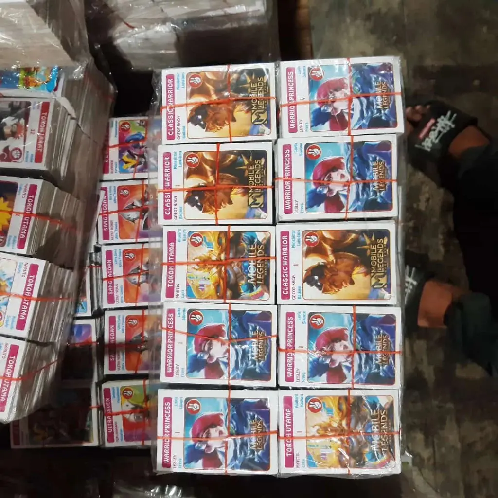 1 IKAT ISI 320 LEMBAR  KARTU KWARTED MAINAN KARTU TEPUK KARTU GAMBAR Toys