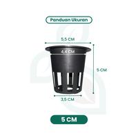 Gambar Netpot Hidroponik 5 cm / 7cm Net Pot Jaring 5cm 7 cm Bahan Tebal - NETPOT 5cm HTM dari Benih Seribuan Kab. Boyolali 3 Tokopedia
