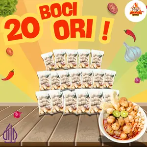 20 BUNGKUS PAKET USAHA BASO ACI ORI VIRAL MAKANAN INSTAN MANTAP SEDAP CEMILAN KELUARGA FOOD KALDU PEDAS AYAM CABAI