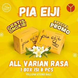 Pia Eiji 100% Asli Khas Bali isi 8 pcs + Extra Bubble warp & Free box