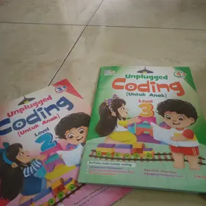 ISI 3 BUKU PAKET Buku Coding Anak TK PAUD – Bisa Belajar Tanpa Komputer