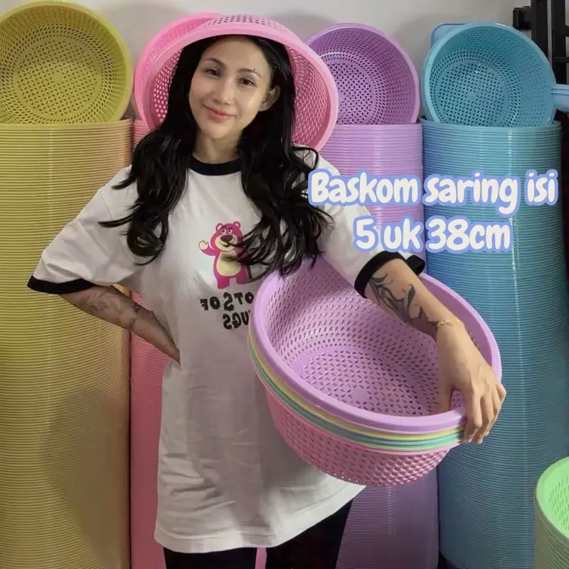Keranjang Wadah isi 5 Sayur dan Buah Multifungsi untuk Dapur dan Laundry
