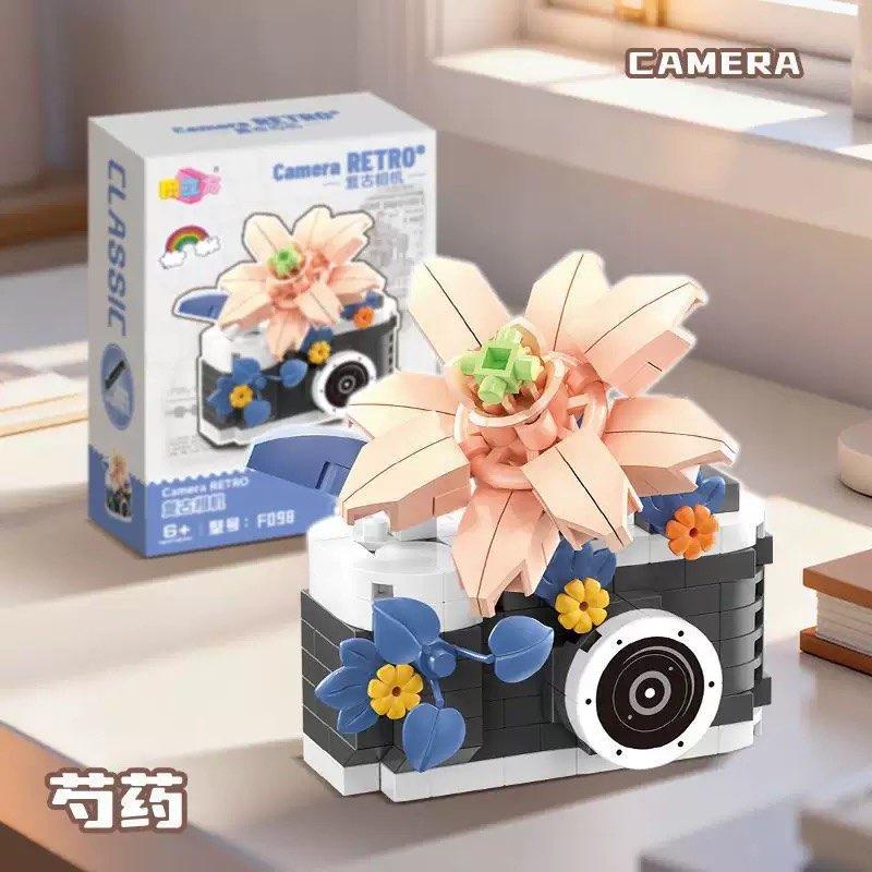 Đồ chơi máy ảnh bằng khối lắp ráp, đồ chơi lắp ráp hình ảnh, đồ chơi khối lắp…