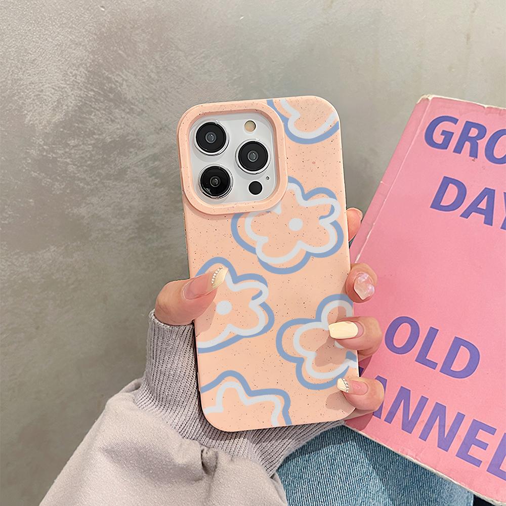 UCASE Case iPhone 11 13 12 14 15 16 17 Pro MAX 7 8 6 6S Plus XR XS MAX 7Plus 8Plus SE Case iPhone Casing Silikon Wheat Phone Case