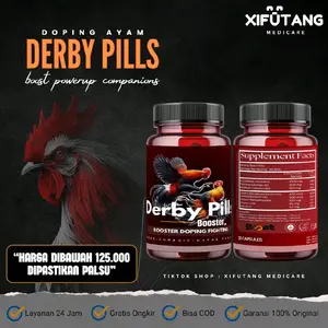 DERBY PILLS BOOSTER [POWER 7X - AGRESIF - BARBAR] Doping Ayam Aduan Petarung no.1 Untuk Semua Jenis Ayam, Doping ayam bangkok,  doping taji ayam, Doping ayam import
