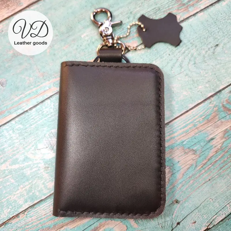 Gantungan Kunci STNK Mobil Motor Dompet STNK Kulit Asli Keychain 5