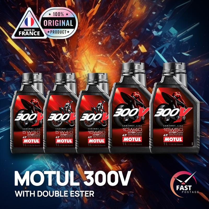 MOTUL 300V 10W40 / 10W50 / 15W60 / 15W50 / 5W40 / 5W30 RACING - TikTok ...