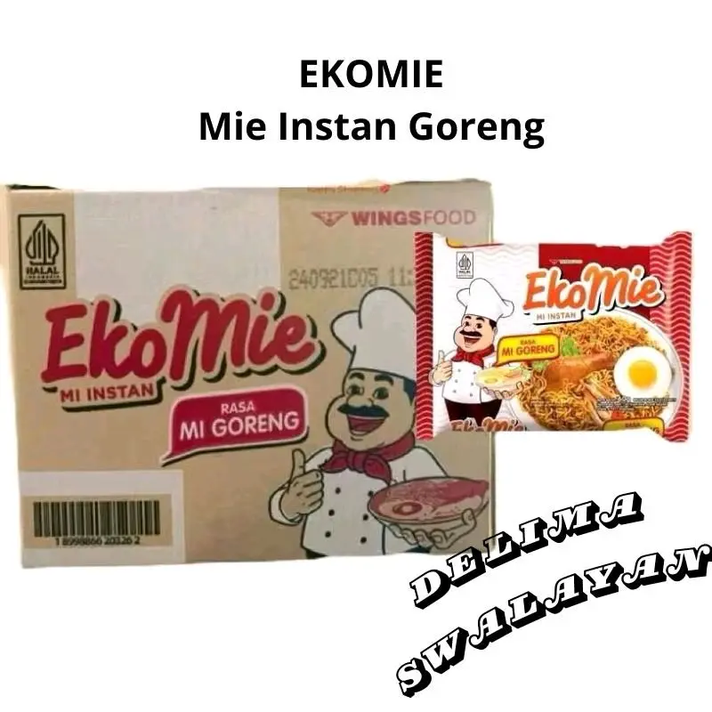 EKOMIE INSTAN GORENG 1 DUS ISI 20PCSx 60gr