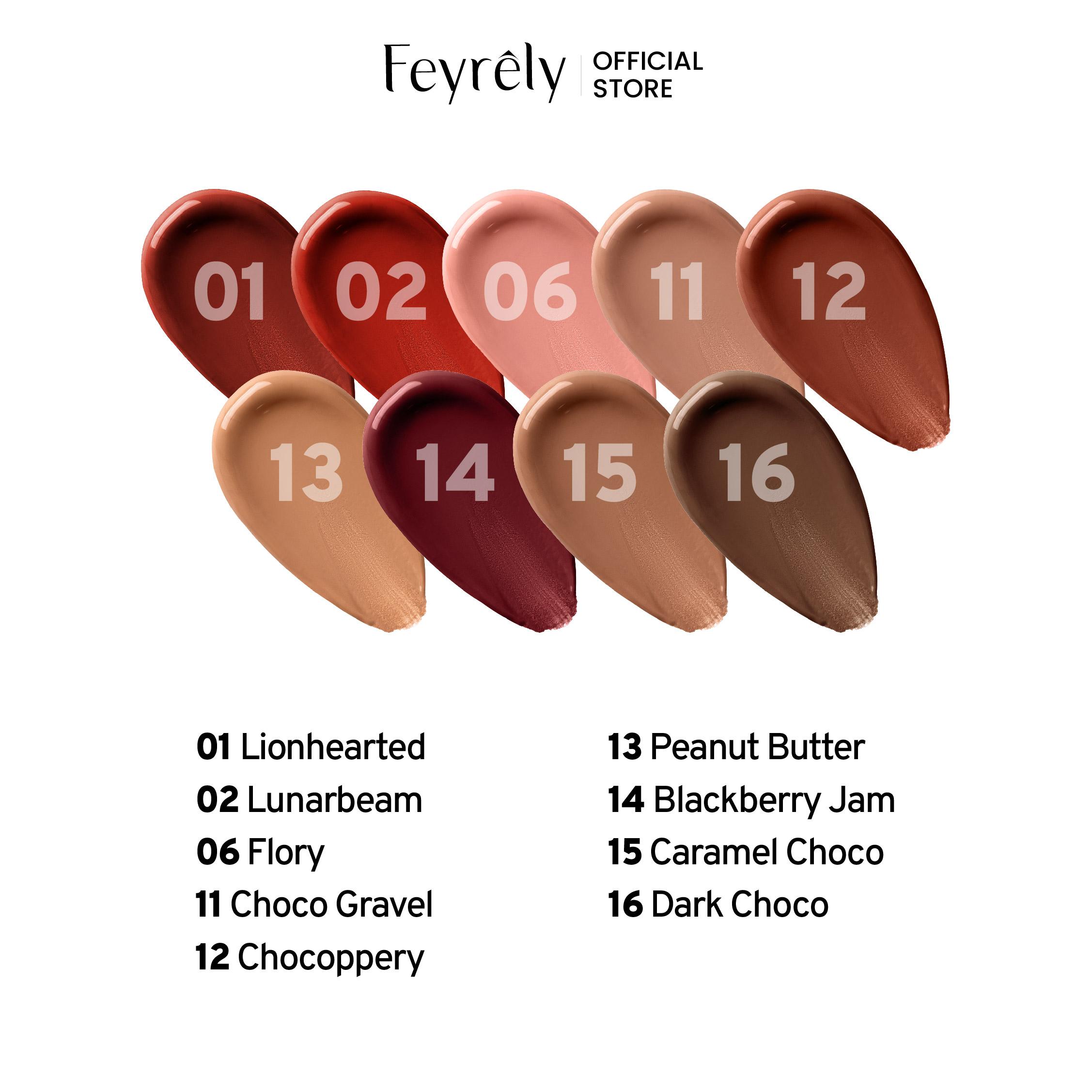 [WAREHOUSE SALE - SISA STOCK TERAKHIR DARI GUDANG] FEYRELY Light Matte Lip Cream 4 gr -  Lip Cream Matte Ringan Nyaman Moisturizing