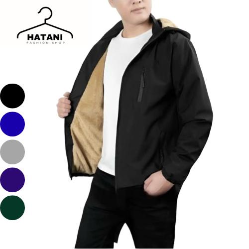 4 túi Áo Khoác Gió Lót Lông Nam Nữ 3 Khoá phom từ 40-80kg Menswear Jacket Tráng Bạc