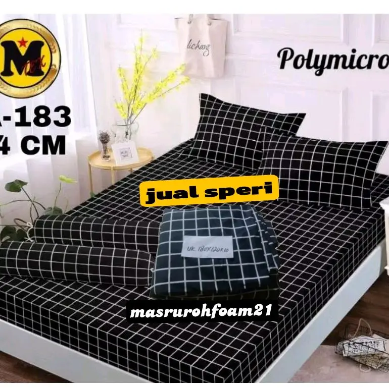 Promo sprei sudut karet Aestehtic Ukuran 180x120x10cm & 180x90x10cm sangat murah berkualitas super