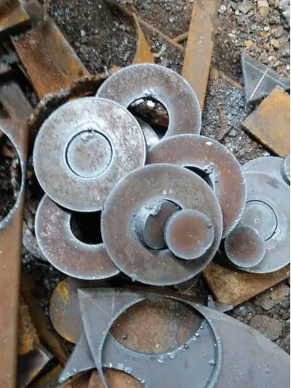 Promo Plat Besi Bulat Tebal 6mm Diameter 10cm Sampai 50cm Custom Lubang Tengah