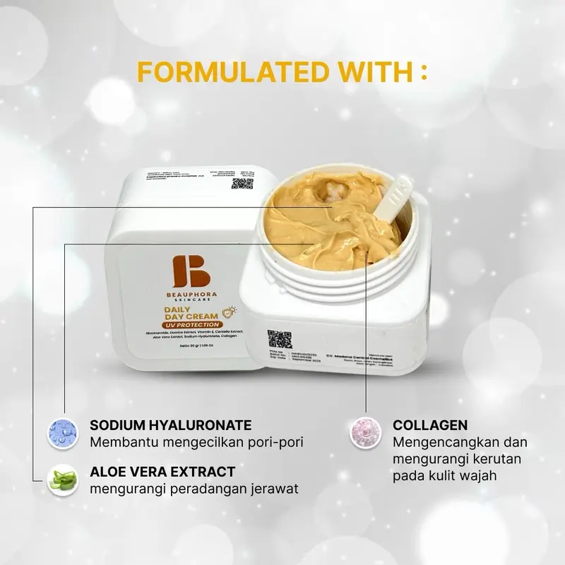 [PAKET BUNDLING] BEAUPHORA - Day Cream 30gr & Night Cream 30gr untuk Kulit Cerah 7 Hari, Anti-Aging, Melembapkan, BPOM NA18240115255 2