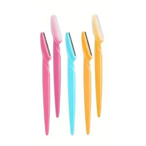 Colovis 5pcs/30pcs Rasuradora de cejas y Rasuradora facial para mujeres y hombres, Trimmador de vello de cejas y Afeitadora de acero inoxidable con cubierta protectora,Segura y amigable para principiantes