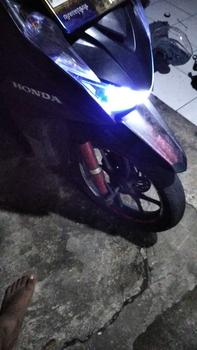 Product Review of Reflektor lampu depan BEAT DELUXE BILED GEN 1 2020-2023 MATRIX X1 ukuran 4,5 inc Motorcycle Foto from e**n 0