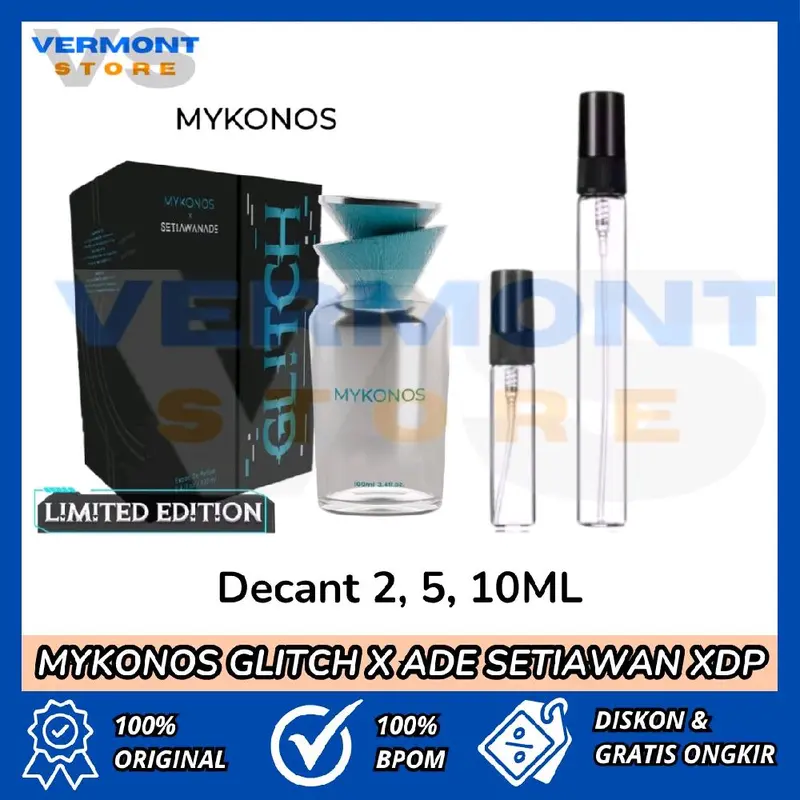 [DECANT] Mykonos Glitch X Ade Setiawan Extrait de Parfum 100% Original Tersedia 2, 5, 10ML 1