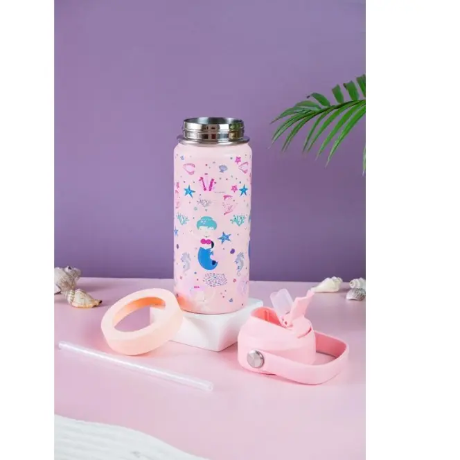 DUO Botol Minum Stainless Mulfifungsi Print Emboss 3