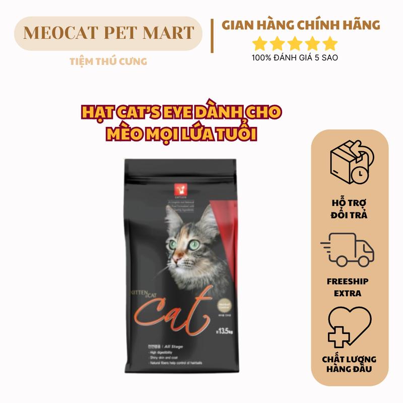 MEOCAT Túi Chiết 1kg Hạt Cat Eye Dành Cho Mèo Mọi Lứa Tuổi Hỗ Trợ Hệ Tiêu Hóa Miễn Dịch Làm Đẹp Da Mượt Lông Chính Hãng Pet Mart