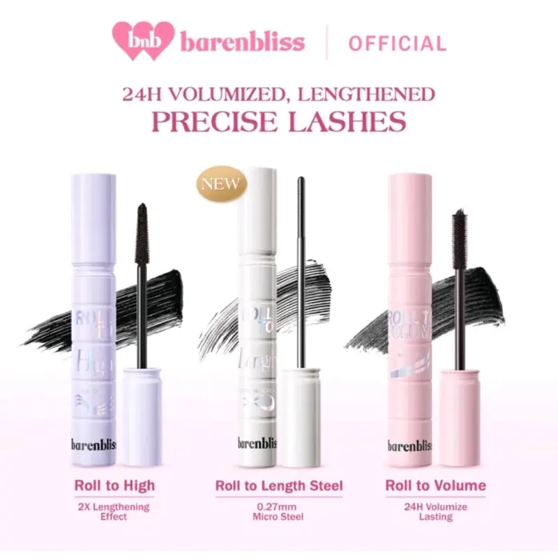 BNB Barenbliss Mascara Korean Roll to volume mascara/Hight To Volume mascara /Roll length  Maskara 4