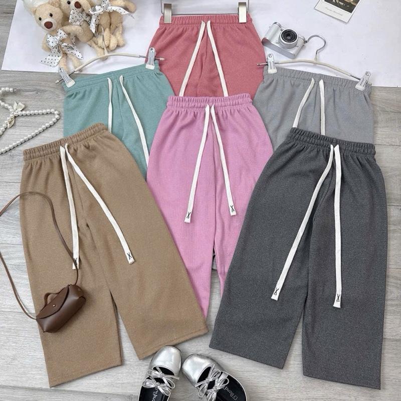  Quần Suông Ống Rộng Chất Len Nhung Lông Thỏ Thời Trang Hàn Quốc Dành Cho Bé Gái Màu Đa Dạng Phù Hợp Với Mọi Trang Phục 