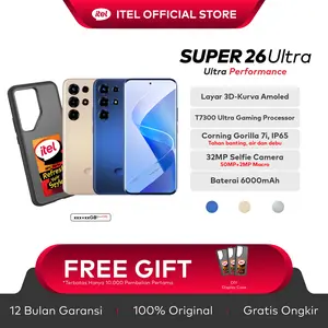 SUPER BRAND DAY ITEL SUPER 26 ULTRA - T7300 Ultra Gaming Processor - Corning Gorilla 7i - IP65 - 3D Curved Amoled Screen- 32MP Selfie Camera - 6000mAH