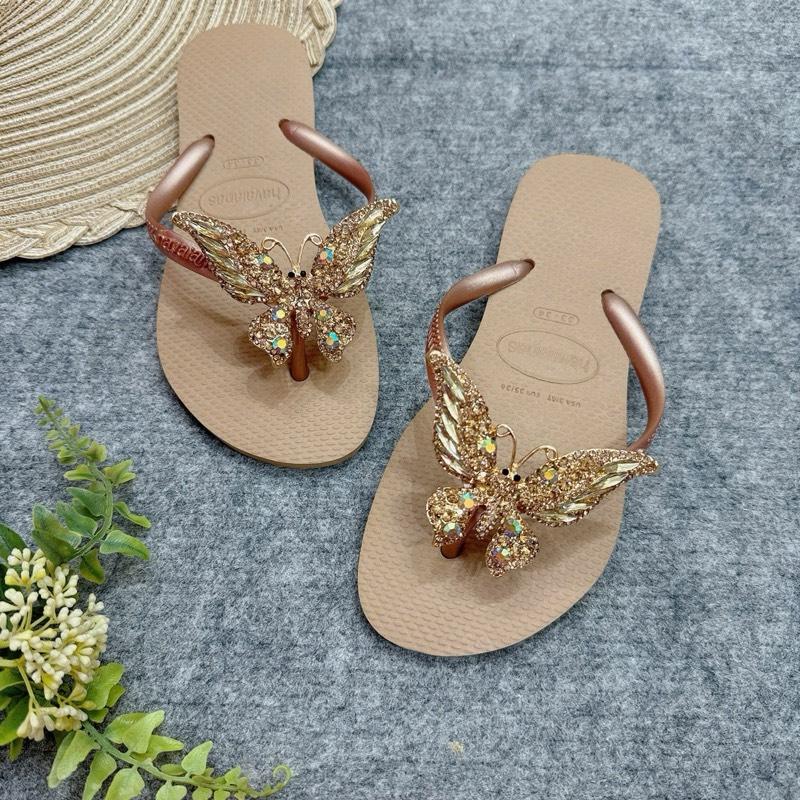 Havaianas - Dép Slim Mix Charm B Chúa Cao Su Êm Chân.