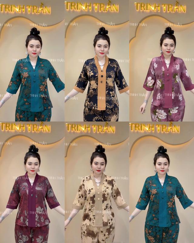 Đồ bộ trung niên cho mẹ mẫu BÀI LAI ÁO BÔNG QUẦN BÔNG món quà ý nghĩa tặng mẹ tặng bà.