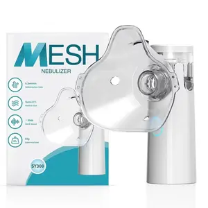 Mesh Nebulizer Portable Anak Dewasa Alat Terapi Pernapasan Handheld  Inhaler Atomizer
