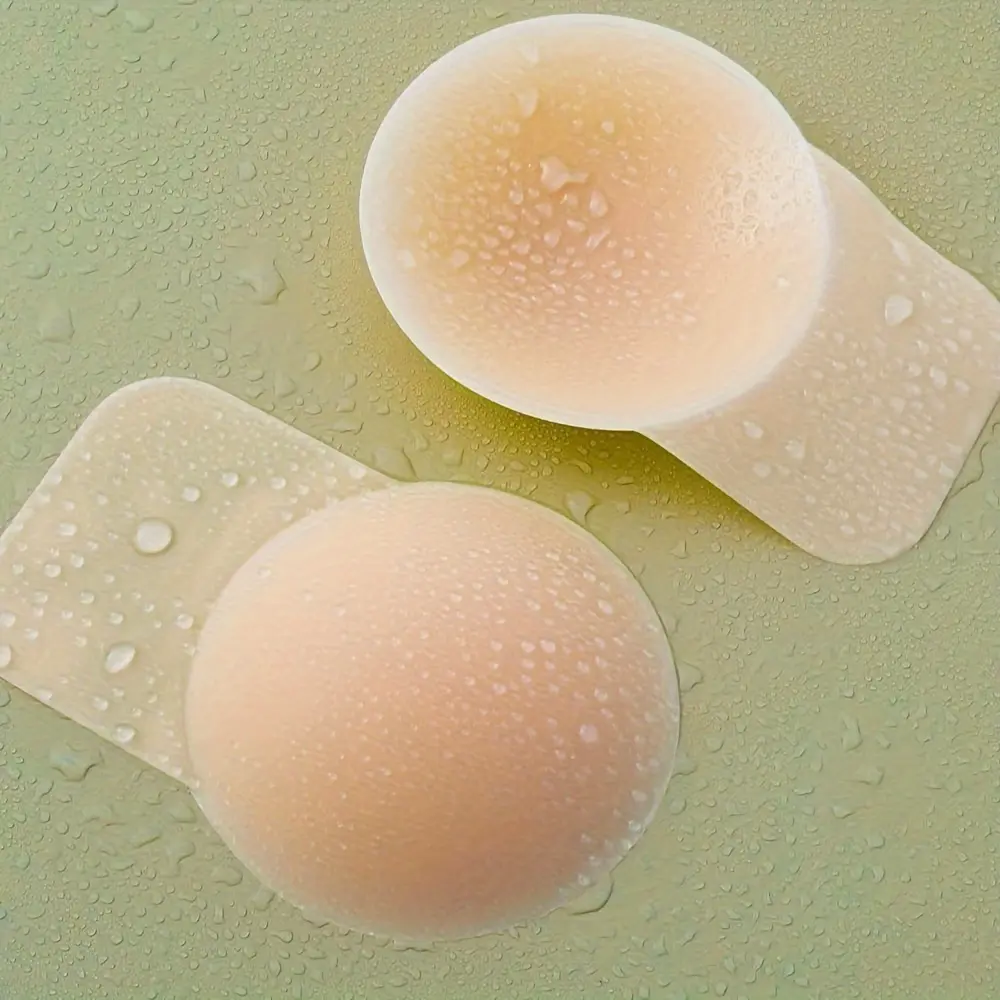 1 Pair Lifting Silicone Nipple Covers, Invisible Self-Adhesive Push Up Nipple Pasties, Women's Lingerie & Underwear Accessories