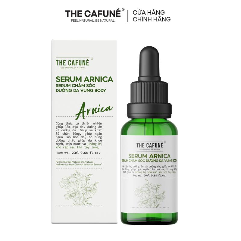 Serum Arnica The Cafuné, giúp se khít lỗ chân lông, dưỡng da mịn màng sau tẩy lông 20ml TCF  Waxing