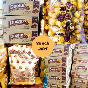 (Kemasan 2 kg) DUOSES Soes Coklat Kering Kemasan Dus 2 Kg Rasa Dijamin Enak Coklat Lumer