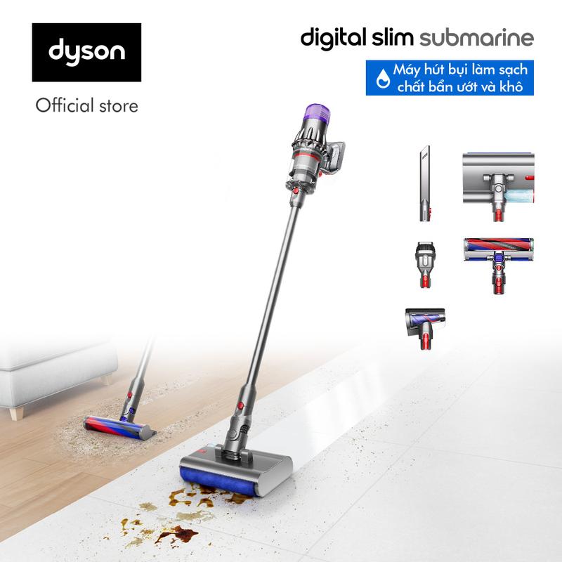   21H30 5.1: Livestream Dyson  Máy hút bụi lau nhà Dyson Digital Slim Submarine  Khô và Uớt  