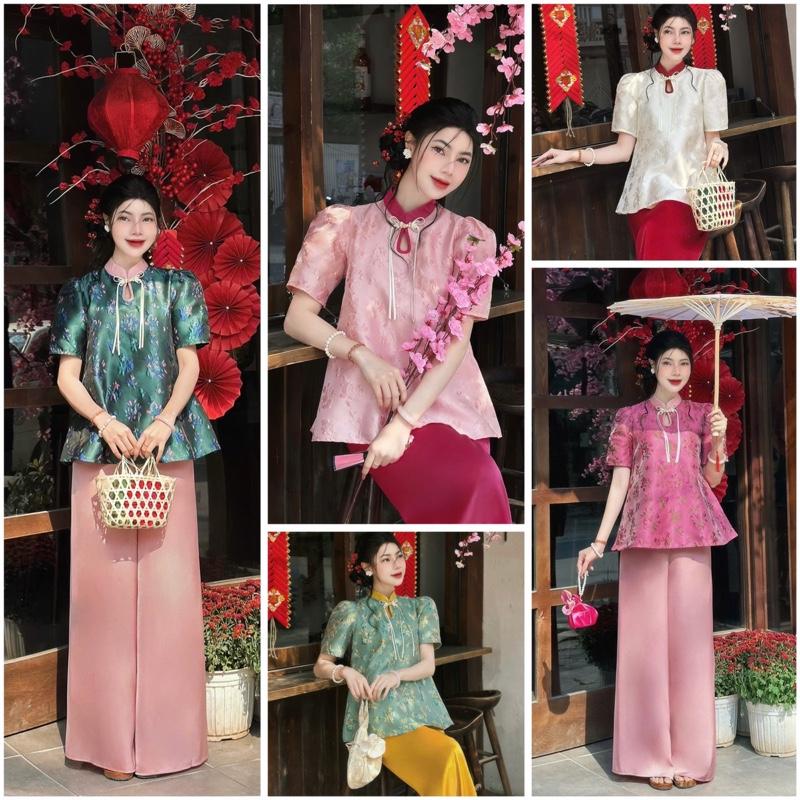 Cúc Chi-Pháp Phục Việt Ngọc Minh Châu/Bộ quần áo đi chùa Nữ