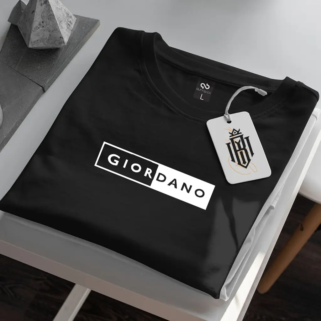 Promo COD..!!! Kaos Distro Giordano Blok Text Putih Premium Kaos Oblong Cowok Kaos Pria Atasan Pria Baju Oblong Pria Dan Wanita Terbaru Atasan Casual Terlaris Bahan Cotton Combed 30s