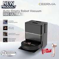 Gambar Deerma Robot Vacuum Cleaner 2-in-1 Mop X80-Ultra | Pengeringan dengan Udara  |Panas 100 | Sapu Vacum Pel Vakum Mop |23000Pa|1 Year Local Warranty - X80 Ultra dari DEERMA.Vacuum.Store Kab. Tangerang 1 Tokopedia