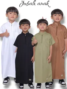 Jubah Anak Laki Laki Remaja Jubah Gamis Pria Baju Koko umur 1-9 tahun