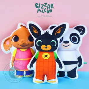 Bizzarpillow Bantal Karakter Bing Bunny Size S BZ492