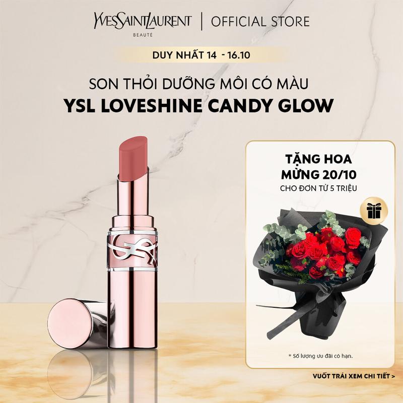 [DUY NHẤT 14-16.10] Son dưỡng môi có màu YSL LOVESHINE CANDY GLOW TINTED BUTTER BALM