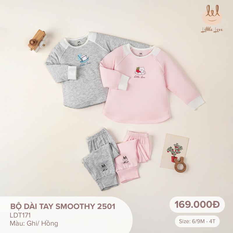  Bộ quần áo chất liệu smoothy dành cho bé  LiL - Little Love   LDT171  