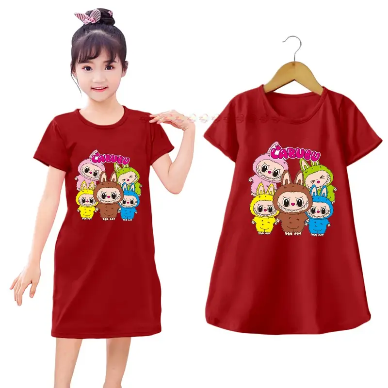 DASTER anak anak terlars//daster anak usia 2=12 tahun//bahan katun Perempuan Cewek Dress Fashion 2–12 tahun daster anak sehari-hari daster Tidur 1