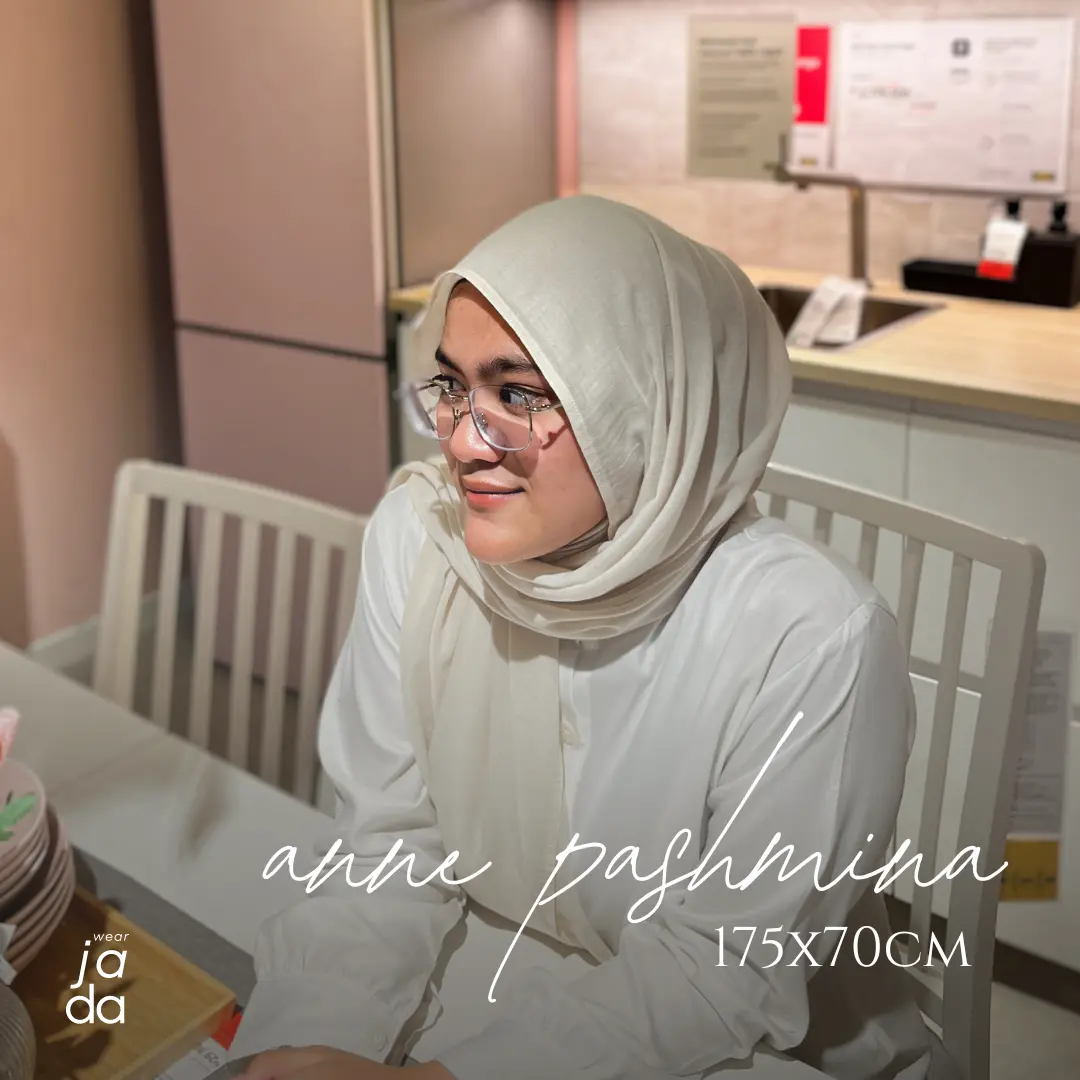 Wear Jada - Anne Pashmina Anti Lecek Adem Ringan Anti Pusing