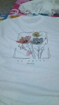 Product Review of Kaos tshirt wanita motif printing DTF kaos distro basic cewek oblong|bunga simple from R**a 0
