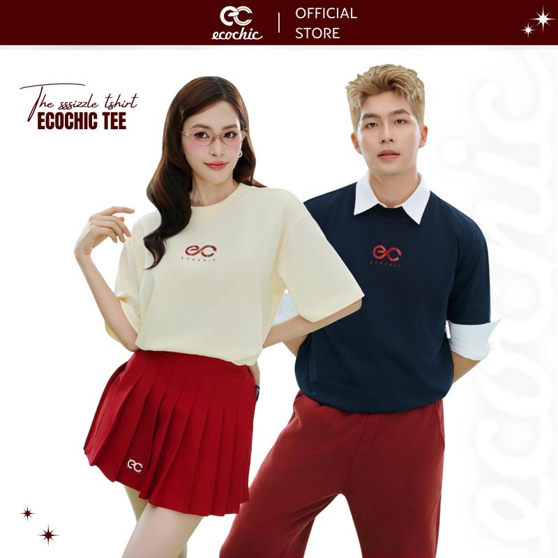 Áo Phông ECOCHIC SSSIZZLE TSHIRT Tee Local Brand Chính Hãng Unisex Form Rộng Oversize Premium Cotton 100% B135