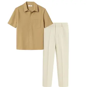 BUNDLING ANKLEPANTS DAN KEMEJA PENDEK KATUN SIGARETE