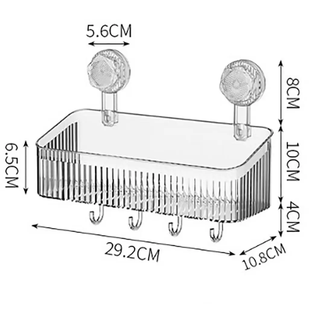 [Mua 10 tặng 5] Combo 15  Bộ giá nhựa gắn tường nhà tắm kèm 03 cốc bằng nhựa PET